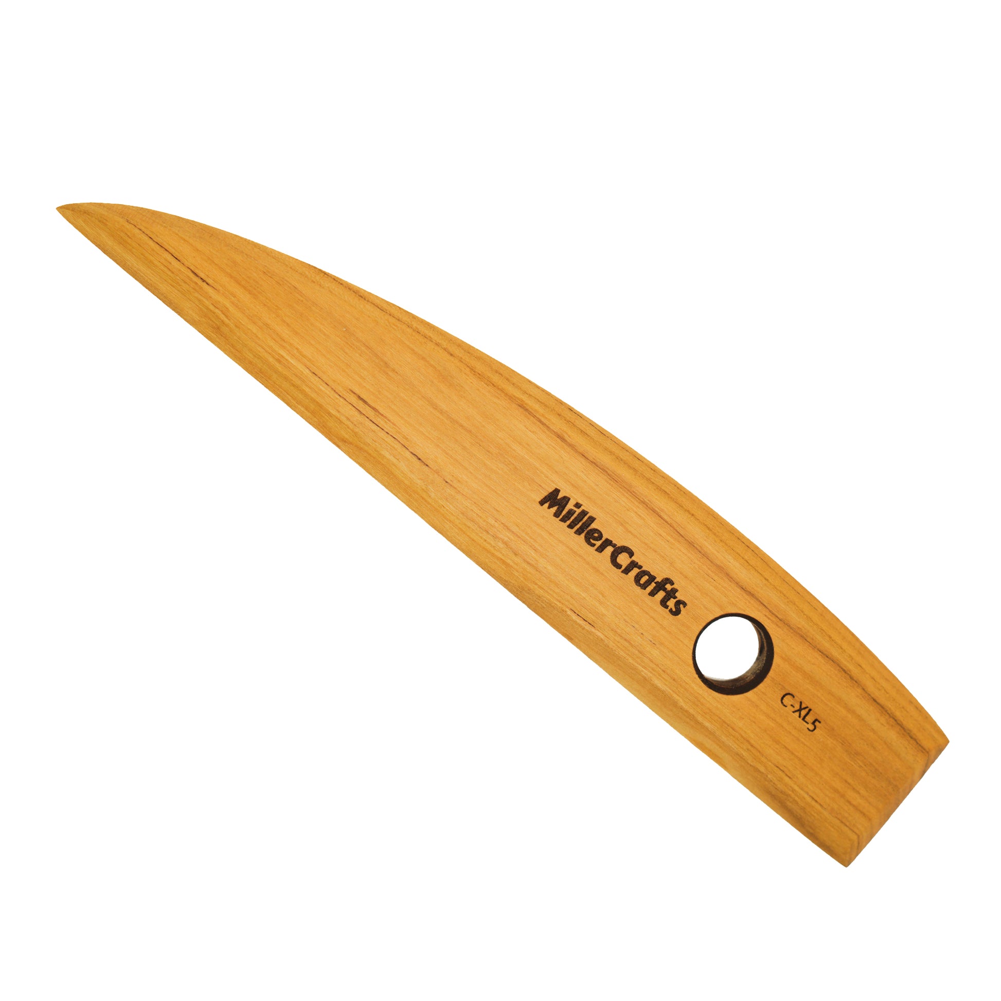 C-XL5 Pottery tool rib with elongated shape - MillerCraftsTools