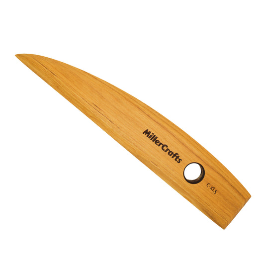 C-XL5 Pottery tool rib with elongated shape - MillerCraftsTools