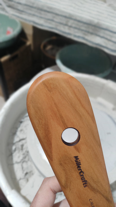 C-XL6 pottery tool rib elongated form - MillerCraftsTools