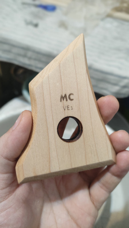 VE1 Pottery tool rib - MillerCraftsTools