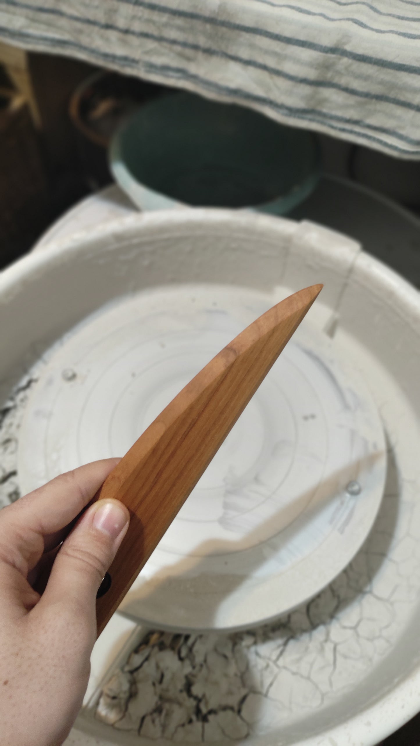C-XL5 Pottery tool rib with elongated shape - MillerCraftsTools