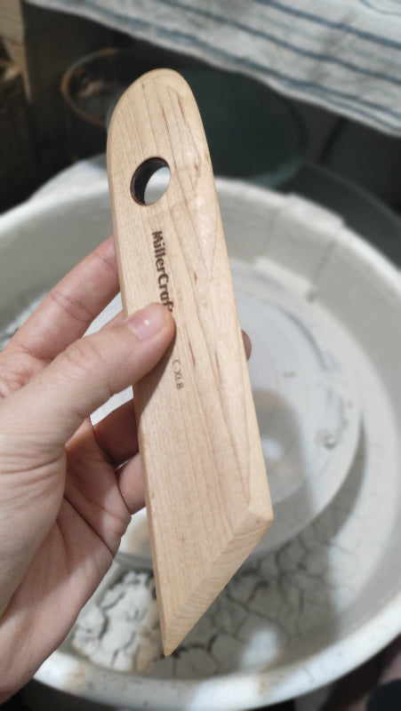 C-XL8 Pottery tool rib, cutter shape - MillerCraftsTools