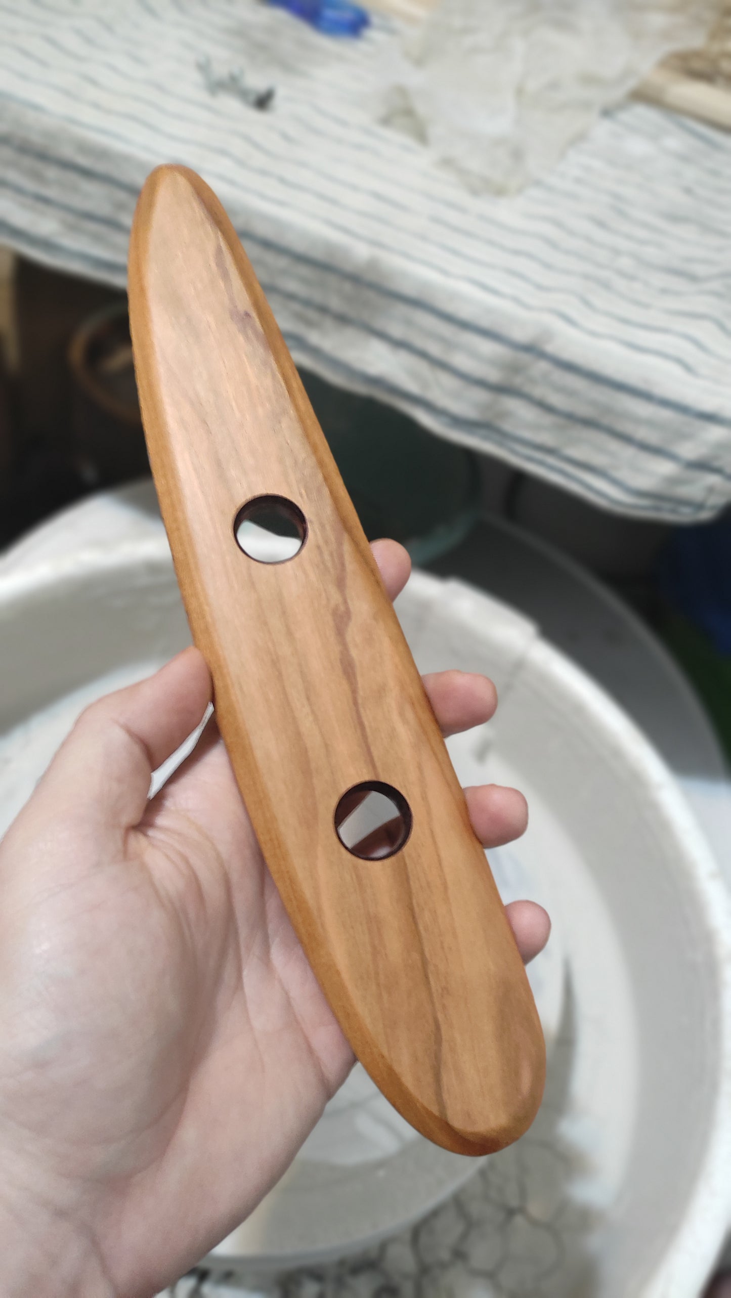 C-XL4 Pottery tool rib with large and elongated shape - MillerCraftsTools