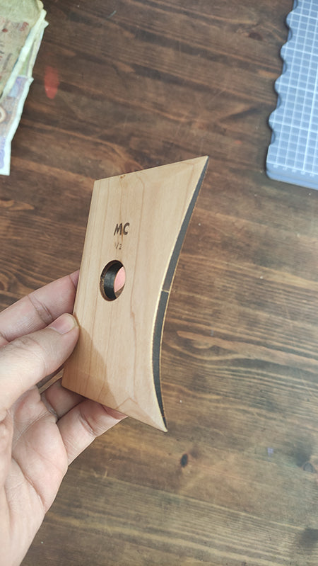 V2 Pottery tool rib - MillerCraftsTools