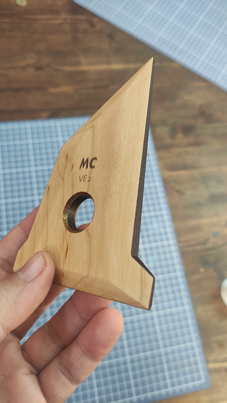 VE2 Pottery tool rib - MillerCraftsTools