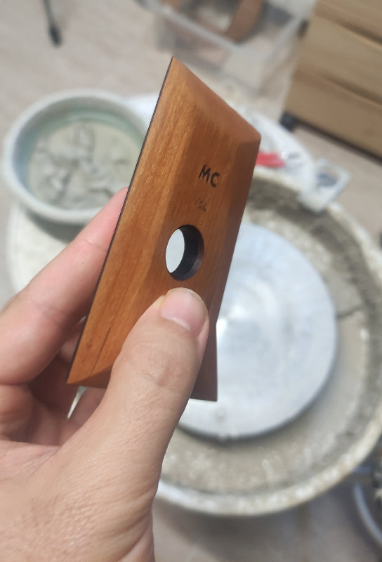 Handmade Wooden Profile Rib - V14 Geometric Design