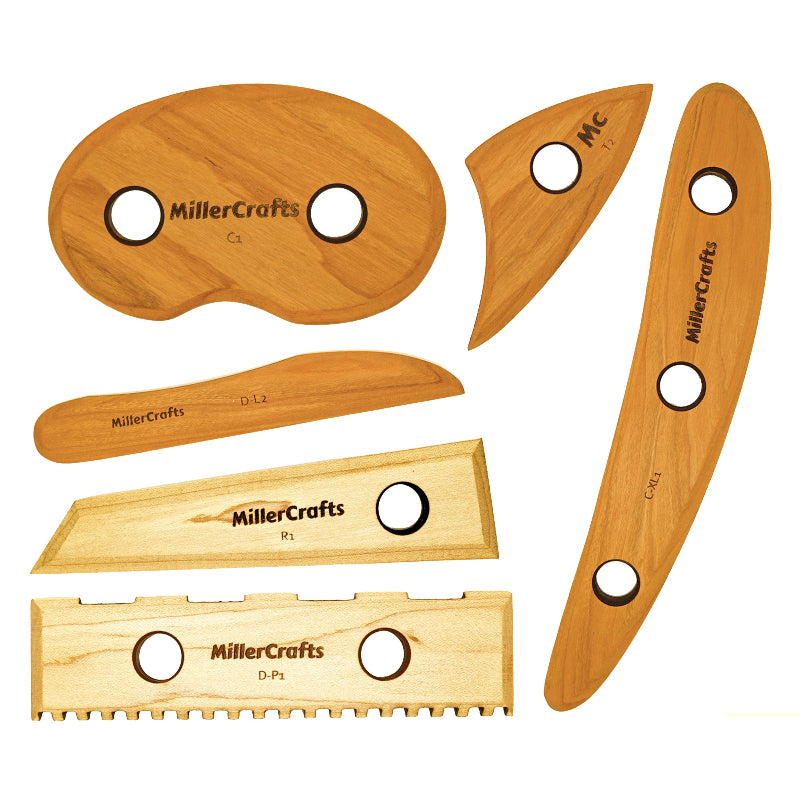 SET-6A Pottery tools set - MillerCraftsTools